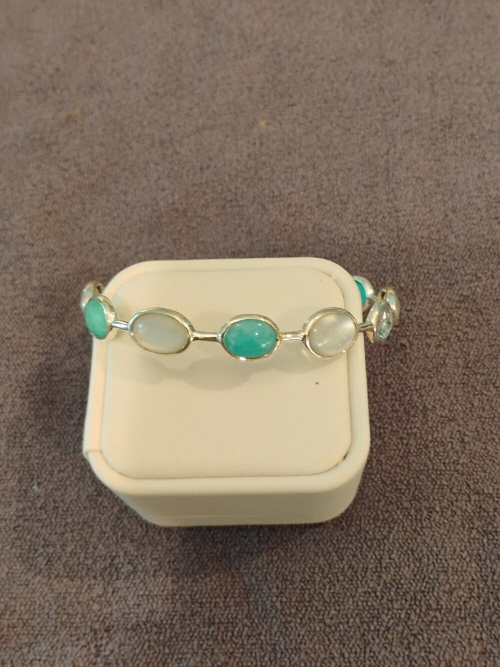 Ippolita Lollipop 12 stone Sterling silver bangel, new